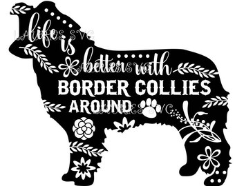 Download Border collie svg | Etsy