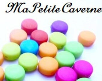 shuffleboard beads multi color acrylic