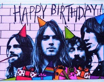 NEW! Ltd Edition Pink Floyd Birthday Card
