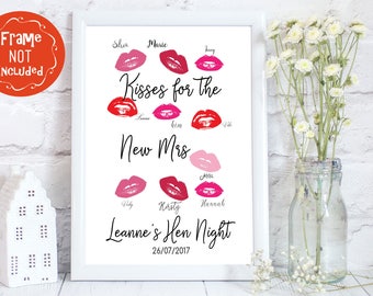 hen party guest book, hen night memories, bachelorette party guest book, hen night book, hen night gifts, personalised hen party guest book