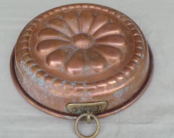 French Copper Mould Mold One Piece Jelly Mould Copper Mold Cake Mould Jello Mold UnLined Quality Copper Direct From France