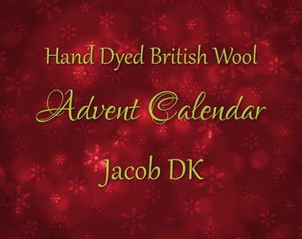 Yarn Advent Calendar - Hand Dyed British Wool Jacob DK