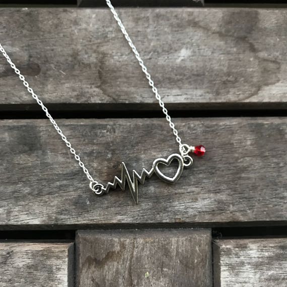heartbeat necklace necklace
