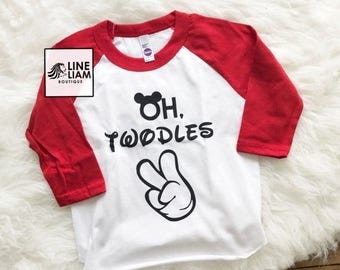 ENDS AT 12AM oh twodles, two year old shirt, i'm two lets party, 2nd birthday, raglan, two year old birthday shirt, boys birthday shirt, boy