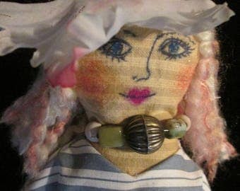 Lovely Lucia. Primitive and Folk Art Doll. OOAK