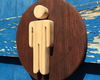 Toilet Sign (Wood Sign, Door Sign, Funny Sign, Decor Bathroom, Decor Home)