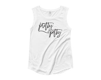 petty tee, petty shirt, tshirt, black educated petty, tee, petty tee, women's clothing