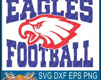 Eagles Football| SVG| DXF| EPS| Png| Cut File| Eagles| Football| Mom| Dad| Sister| Brother| Vector| Instant Download