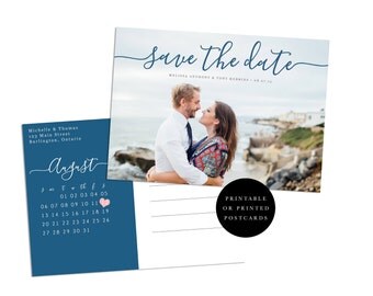Photo Save the Date, Beach Wedding Save the Date, Save the Date Magnet, Photo Save the Date Postcard, Save the Date Photo Postcard
