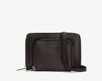 vegan crossbody wallet