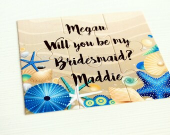 Will you be my Bridesmaid,Bridesmaid puzzle,Proposal Bridesmaid,Personalized bridesmaid gift,Ask bridesmaid,Will You Be my Junior Bridesmaid