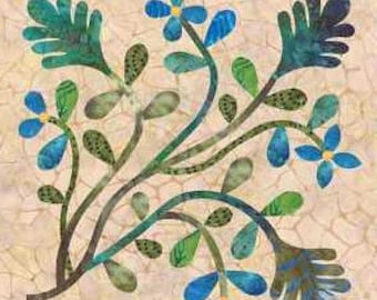 SUMMERFIELD SILHOUETTES ~ Block 15 - Edyta Sitar - Laser Cut Fusible Shapes for Applique w/Background