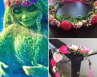 Moana Te Fiti Flower Crown, Te Fiti Cosplay, Te Fiti Costume, Moana Te fiti flower, Flower Crown, Flower Head band, Moana Flower Crown