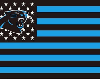 SUMMER SALE Carolina Panthers Team Flag and Banner 3' x 5'