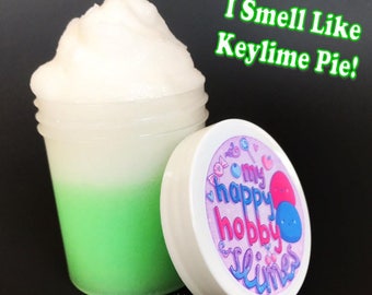 Homemade Keylime Pie Icee Scented Slime 4oz - NEW EDITION!