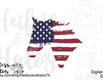 Free Free American Flag Horse Svg 411 SVG PNG EPS DXF File
