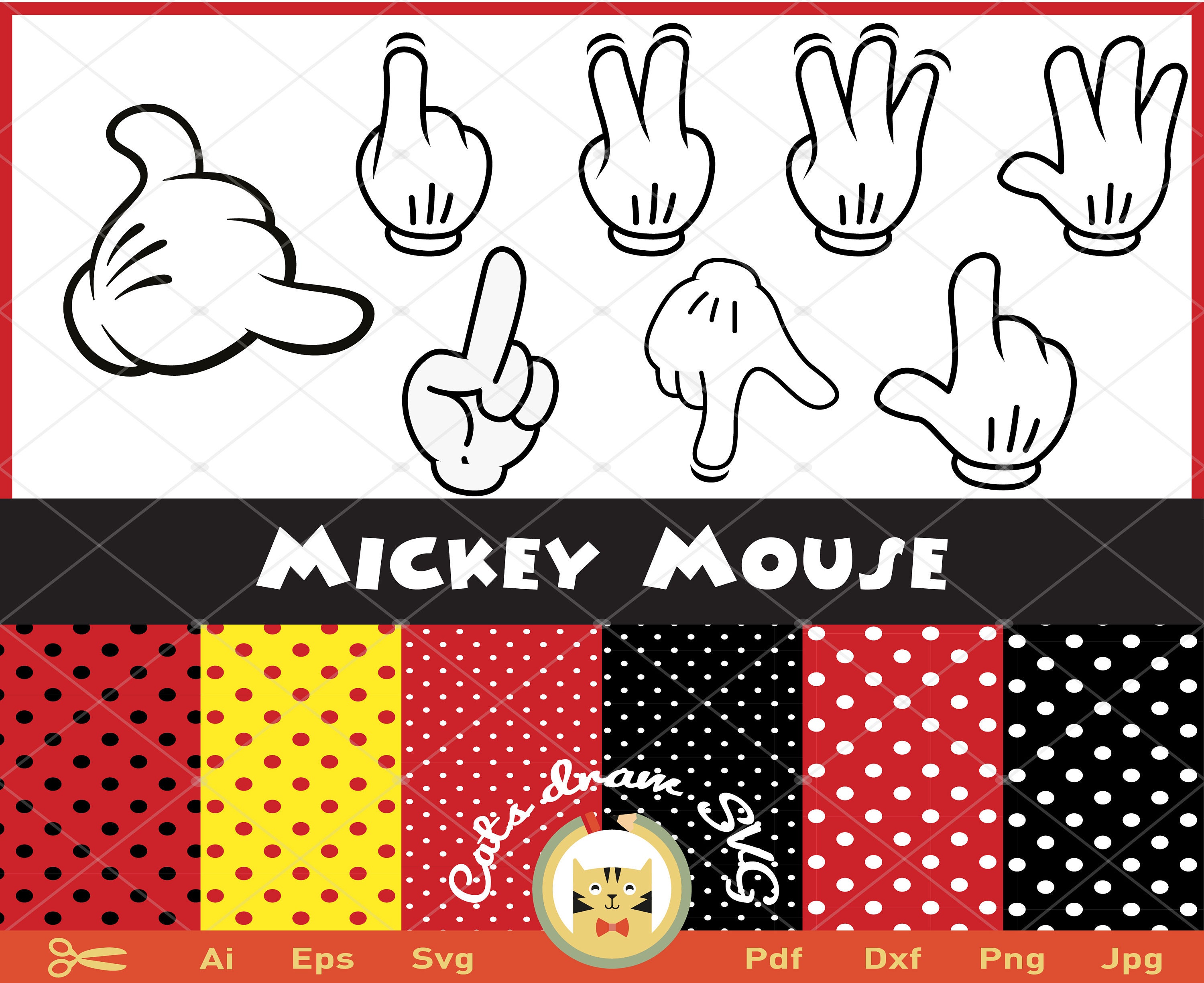 mickey mouse manos, manos svg, mickey mouse manos svg, mickey mouse