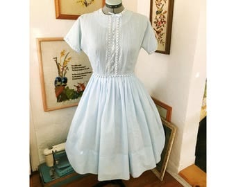 Cupcake Powder Blue Vintage 50's Prom Dress