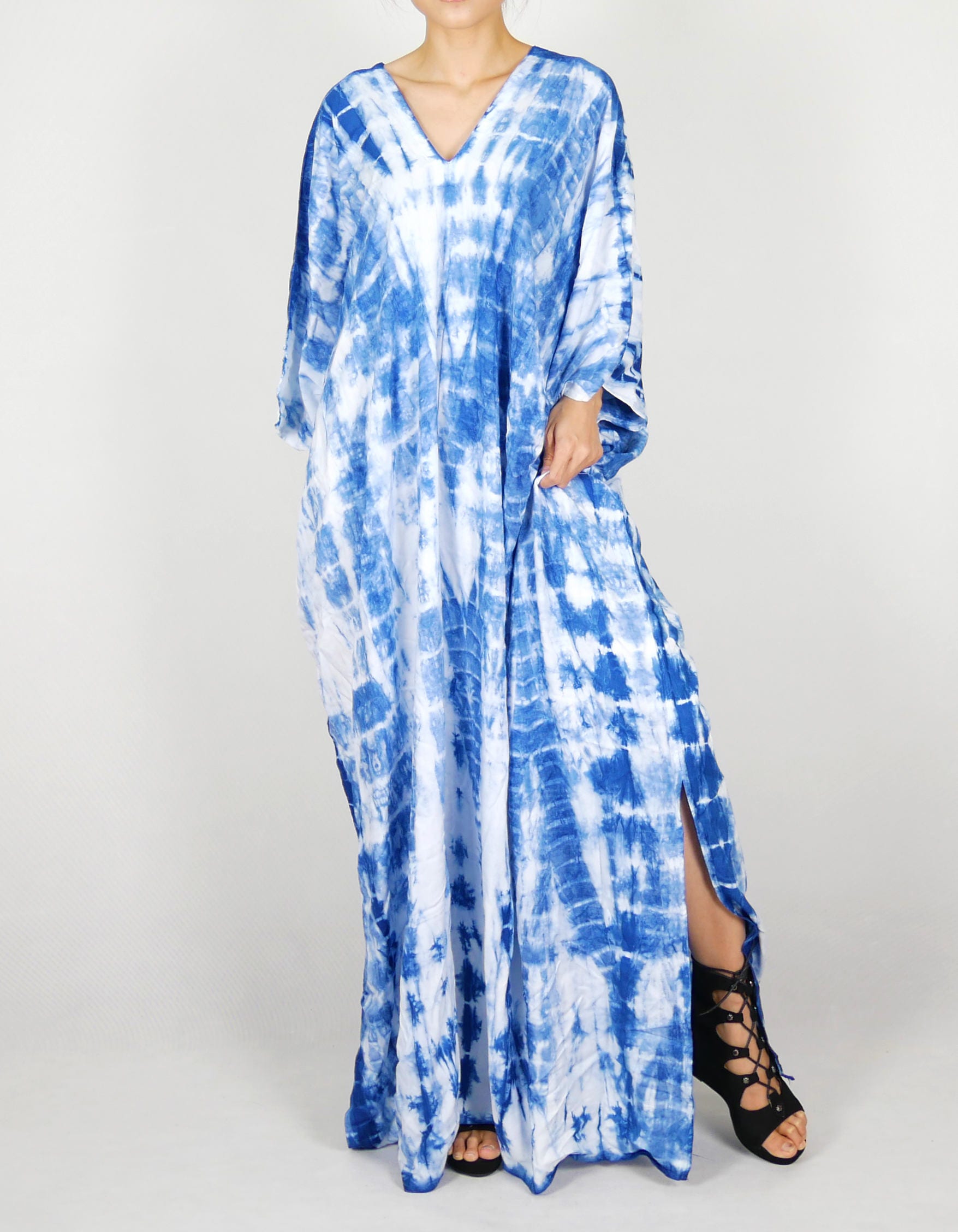 Kaftan Maxi Dress Caftan Plus Size Long Summer Boho Beach