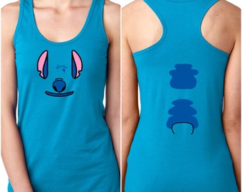 Stitch - Lilo and Stitch - Stitch Face Shirt - Disney Costume Shirt - Stitch Shirt - Ohana Means Family - Women's Disney Shirt
