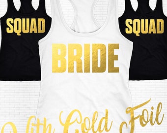 bride squad t shirt