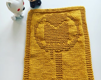 PDF Pattern: Game of Thrones Hand of the King Dishcloth/Washcloth