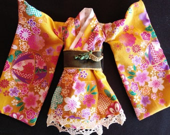 Short yukata for pullip or barbie