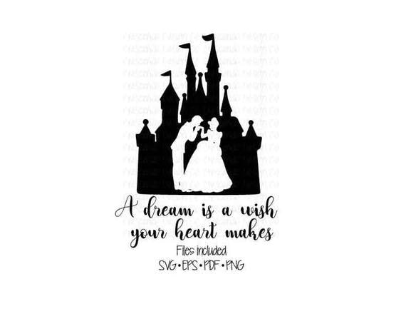 Download Disney Cinderella Castle Dream Wish SVG Eps Pdf Png for