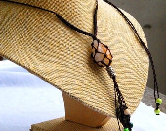 Charm necklace Raw Citrine