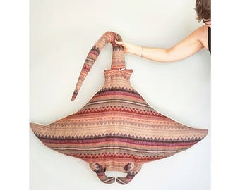 manta ray pillow