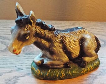 christmas donkey figurine