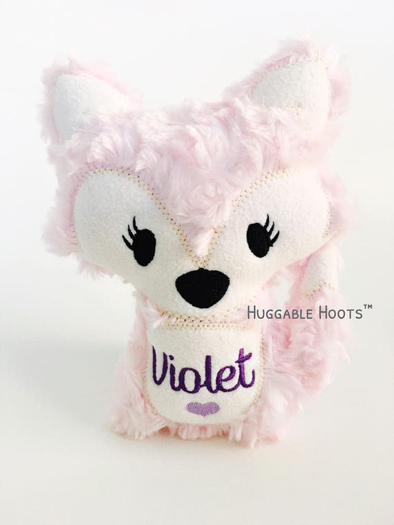 personalised fox teddy