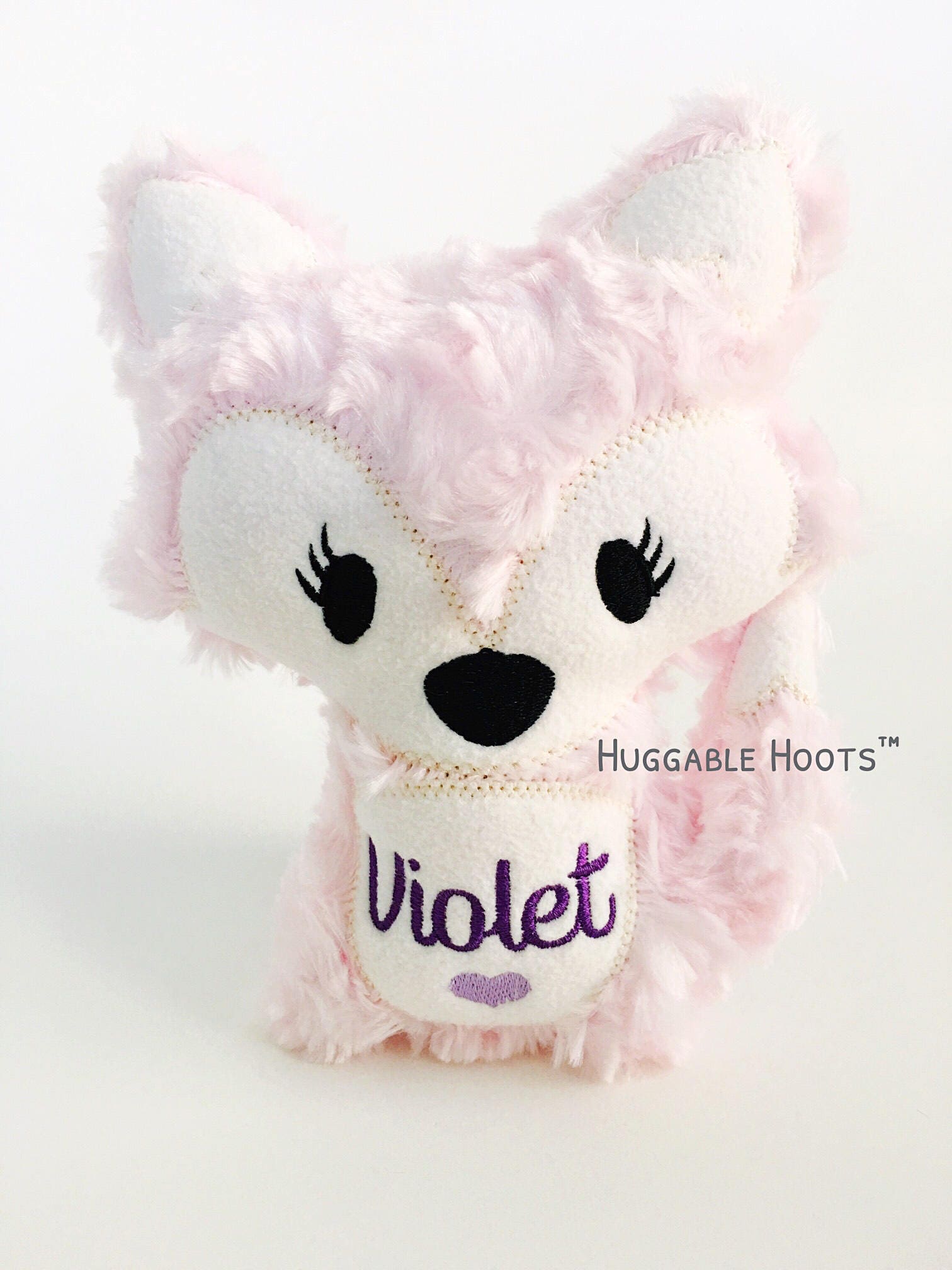 personalized fox stuffed animal