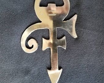 Prince the artist, bottle opener, prince symbol gift, prince symbol art, gift beer opener, prince gifts fan,purple rain gift,prince guitar