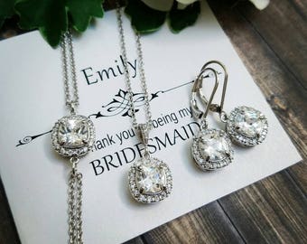 Bridal Jewelry Set, Wedding Jewelry Set, Bridal Jewelry, Bridesmaid Jewelry Set, Bridesmaid Earrings, Bridal Earrings, Bridesmaid Gift