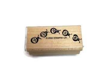 Insect Rubber Stamp Ladybugs Craft Stamp Wood Block Beetles Craft Supply Paper Stamping Kids Crafts DIY