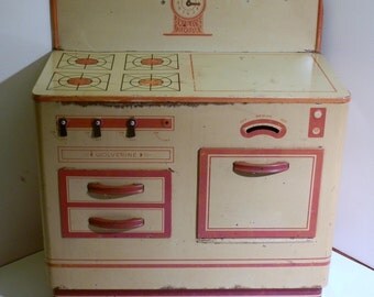Vintage, 'Wolverine', toy oven / stove 1950s era