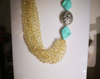 Resin necklace