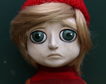 Large 20.9" posable OOAK sad doll Spencer (Mims Victims)