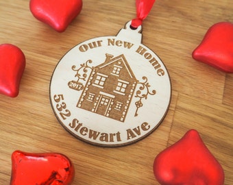 New Home Ornament - Our New Home - Housewarming Gift - New Home Gift - New Home Housewarming Gift - New Home Owners - Home Gifts - Ornament
