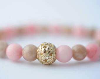Kids Jewelry Bracelet for Children Kids Bracelet Gift for Children Baby Bracelets Gift for girls Candy Bracelet Girl Bracelet Pink and Beige