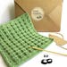 Crochet Kit / DIY Kit Crochet Dishcloth Kit / Simple Beginner Crochet Kit / Gift for Crocheter / Dishcloth Pattern Kitchen Hotpad Potholder