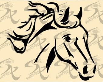 0786_Vector HORSE HEAD,SVG,dxf,ai, png, eps, jpg,Download files, Digital, graphical