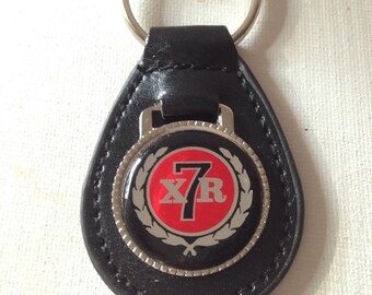 Mercury Cougar XR7 Keychain Genuine Leather Key Chain