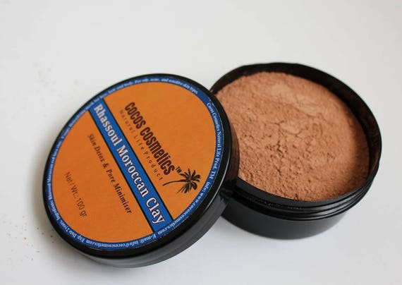 SALE 20% Moroccan Clay Rhassoul - Face, hair and body natural clay- hair treatment-acne treatment-weight loss clay