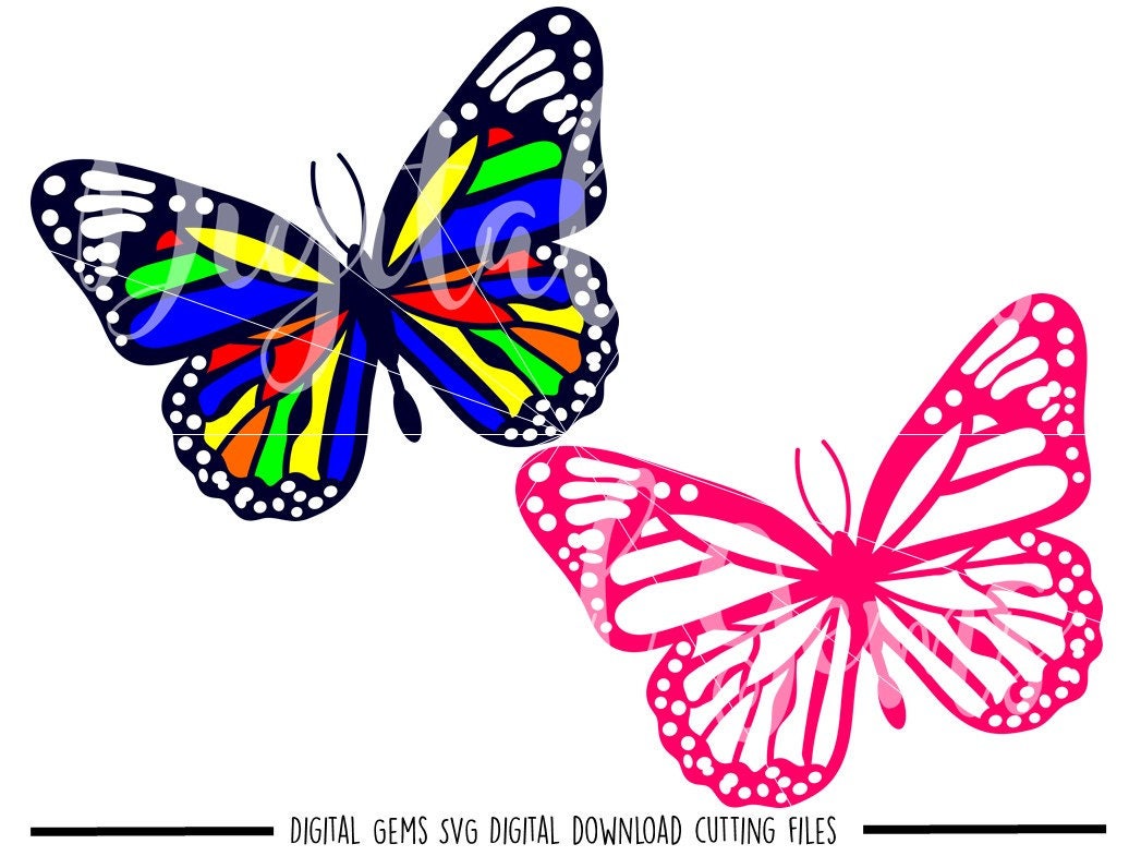Butterfly SVG Cutting Files For Cricut Explore / Silhouette