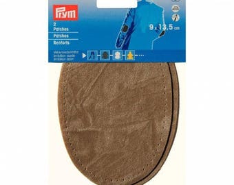 Elbow patch of quality, imitation suede 9 x 13, 5 cm
