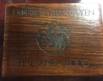 Game Of Thrones Wood Stash Boxes