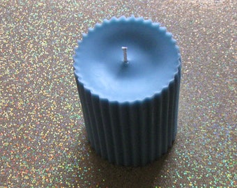 3" x 4" Soy Pillar Candle/Pillar Candle/Candle Pillars/Fluted Pillar Candle/Soy Candles Handmade/Choose Your Scent