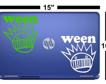 Ween Boognish 5.5" x 5.5" Die Cut Vinyl Decal Transfer Stickers Indoor & Outdoor Use